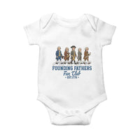 Funny Founding Fathers Fan Club Baby Onesie Patriotic American History
