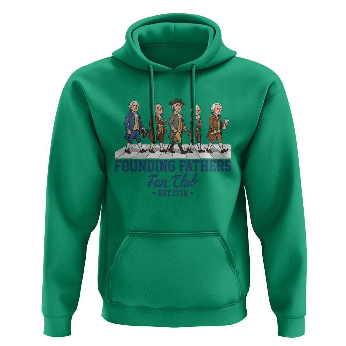 Funny Founding Fathers Fan Club Hoodie Patriotic American History