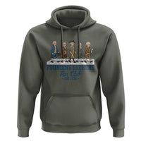 Funny Founding Fathers Fan Club Hoodie Patriotic American History