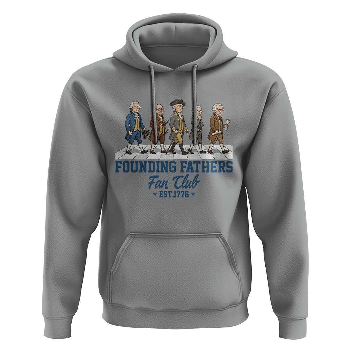Funny Founding Fathers Fan Club Hoodie Patriotic American History
