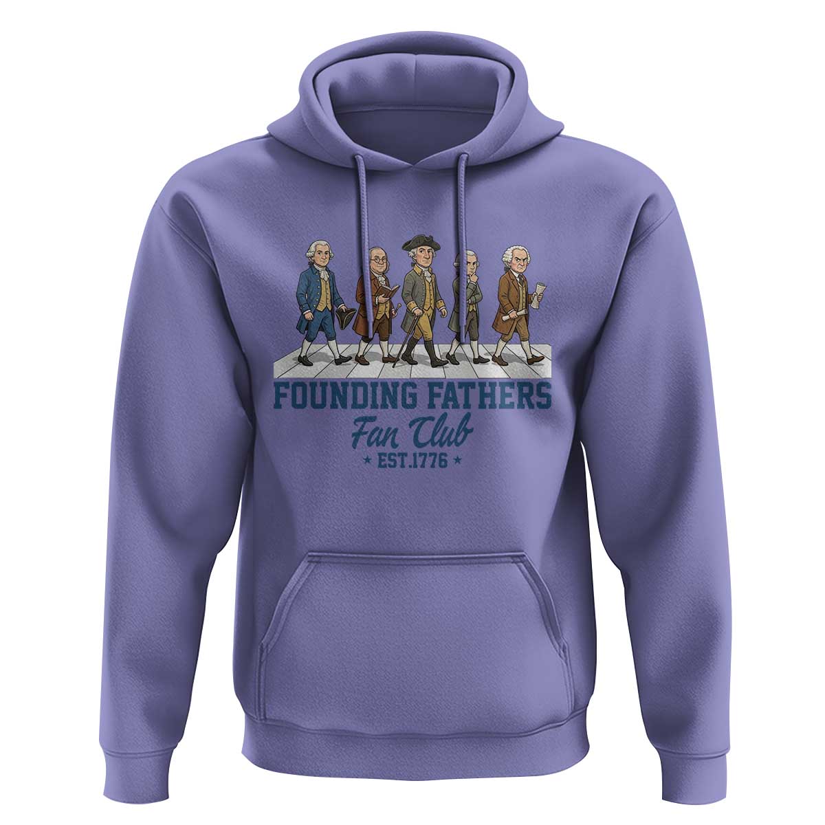 Funny Founding Fathers Fan Club Hoodie Patriotic American History