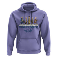 Funny Founding Fathers Fan Club Hoodie Patriotic American History