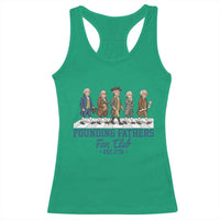 Funny Founding Fathers Fan Club Racerback Tank Top Patriotic American History