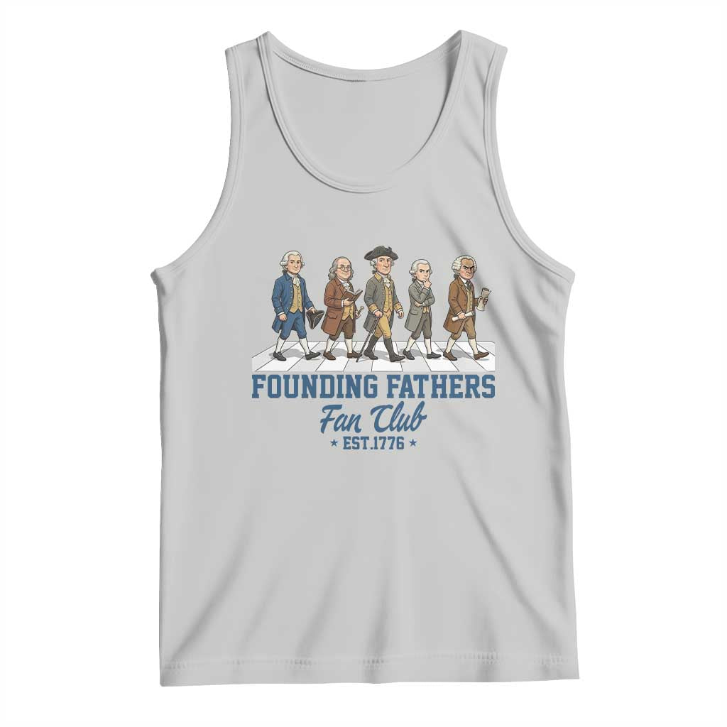 Funny Founding Fathers Fan Club Tank Top Patriotic American History