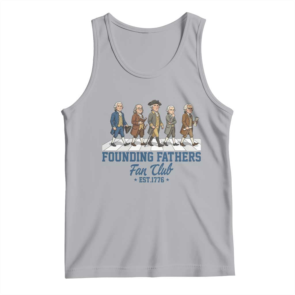 Funny Founding Fathers Fan Club Tank Top Patriotic American History