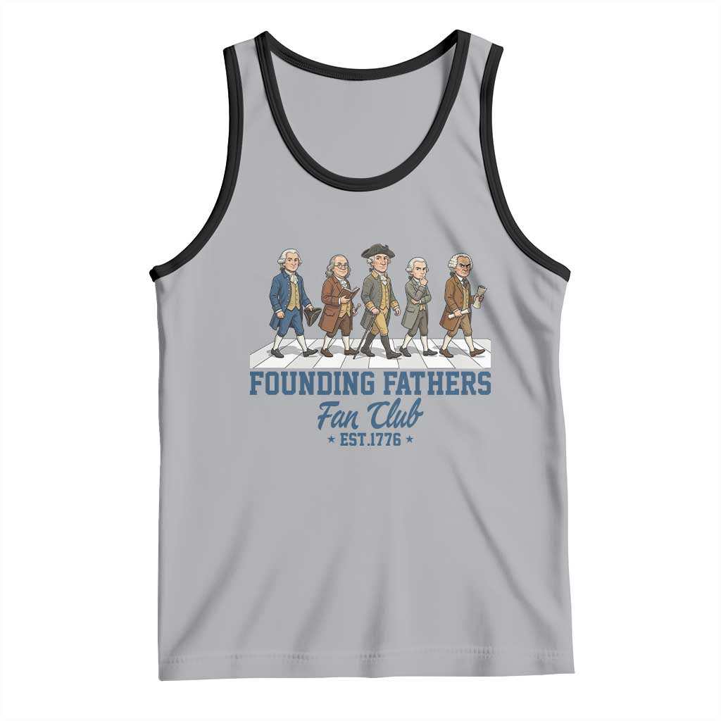 Funny Founding Fathers Fan Club Tank Top Patriotic American History