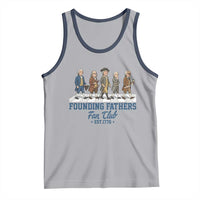 Funny Founding Fathers Fan Club Tank Top Patriotic American History