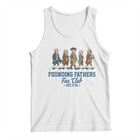 Funny Founding Fathers Fan Club Tank Top Patriotic American History