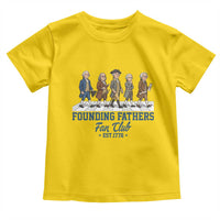 Funny Founding Fathers Fan Club Toddler T Shirt Patriotic American History