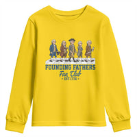 Funny Founding Fathers Fan Club Youth Sweatshirt Patriotic American History