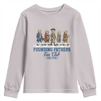 Funny Founding Fathers Fan Club Youth Sweatshirt Patriotic American History