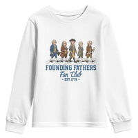 Funny Founding Fathers Fan Club Youth Sweatshirt Patriotic American History