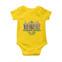 Funny Founding Fathers Fan Club Baby Onesie American History Lovers
