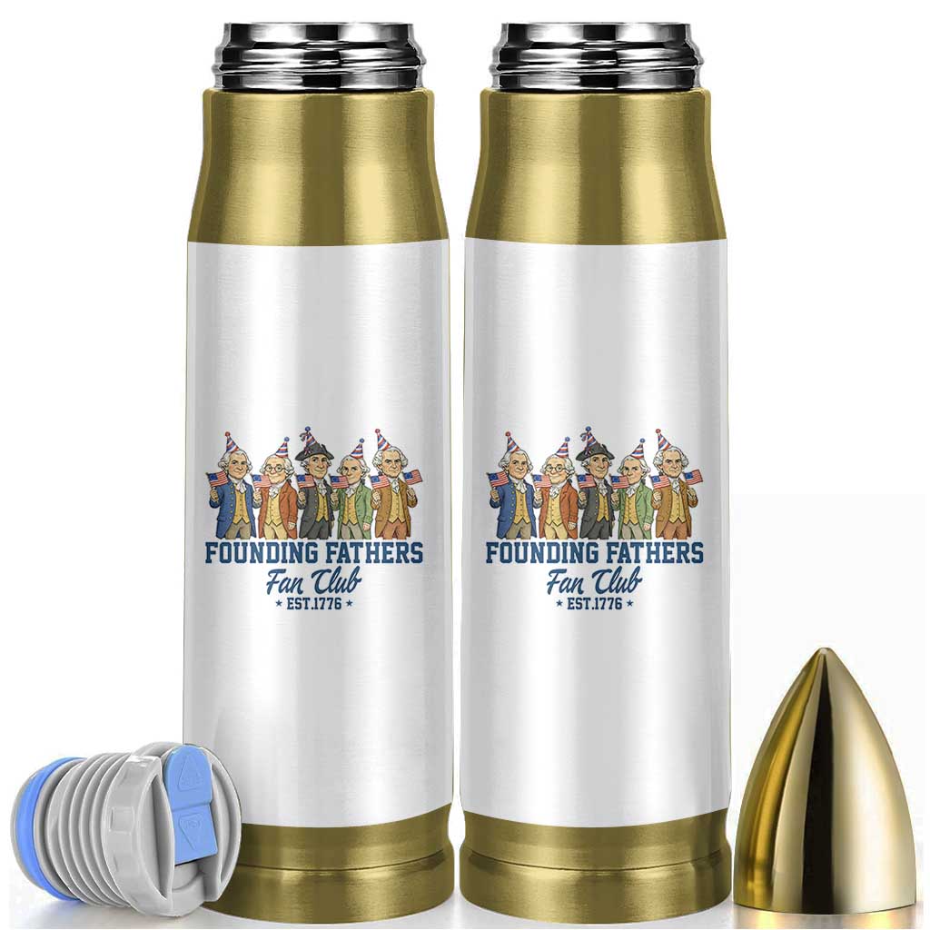 Funny Founding Fathers Fan Club Bullet Tumbler American History Lovers