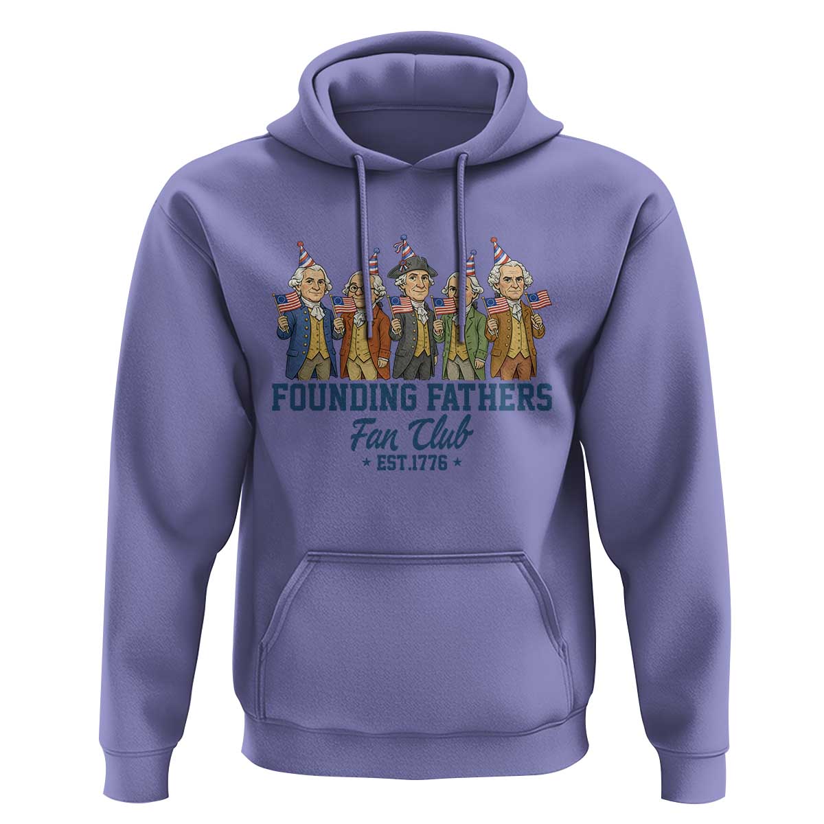 Funny Founding Fathers Fan Club Hoodie American History Lovers