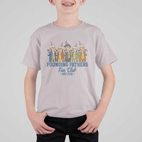 Funny Founding Fathers Fan Club T Shirt For Kid American History Lovers
