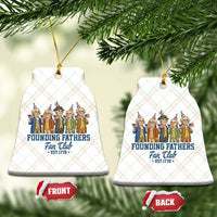 Funny Founding Fathers Fan Club Ceramic Ornament American History Lovers