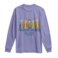 Funny Founding Fathers Fan Club Long Sleeve Shirt American History Lovers
