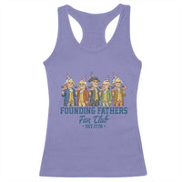 Funny Founding Fathers Fan Club Racerback Tank Top American History Lovers