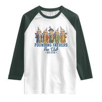 Funny Founding Fathers Fan Club Raglan Shirt American History Lovers
