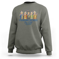Funny Founding Fathers Fan Club Sweatshirt American History Lovers