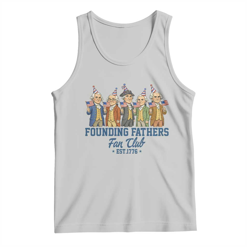 Funny Founding Fathers Fan Club Tank Top American History Lovers