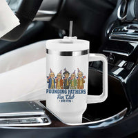 Funny Founding Fathers Fan Club Tumbler With Handle American History Lovers