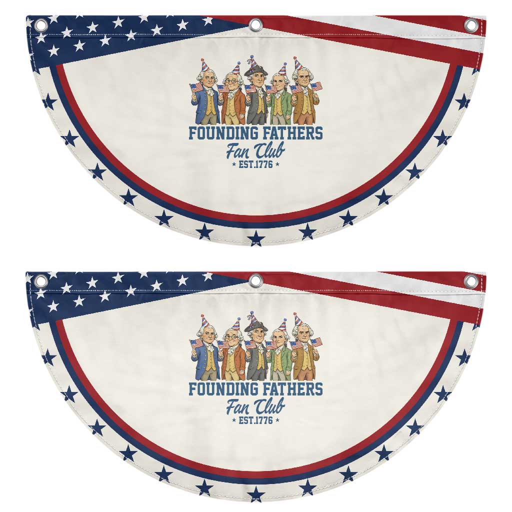 Funny Founding Fathers Fan Club Patriotic Fan Flag American History Lovers