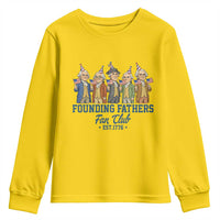 Funny Founding Fathers Fan Club Youth Sweatshirt American History Lovers