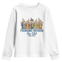 Funny Founding Fathers Fan Club Youth Sweatshirt American History Lovers