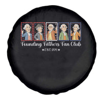 Funny Founding Fathers Fan Club Patriotic History Spare Tire Cover
