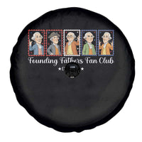 Funny Founding Fathers Fan Club Patriotic History Spare Tire Cover