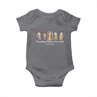 Funny Founding Fathers Fan Club Patriotic History Baby Onesie