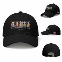 Funny Founding Fathers Fan Club Patriotic History Baseball Cap