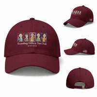 Funny Founding Fathers Fan Club Patriotic History Baseball Cap