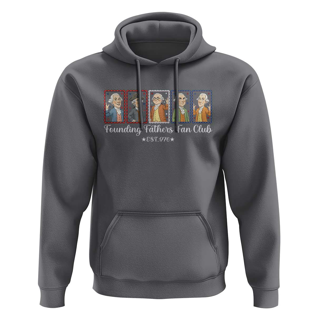 Funny Founding Fathers Fan Club Patriotic History Hoodie