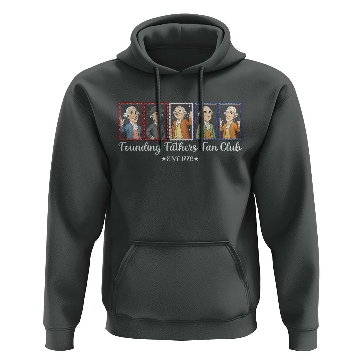 Funny Founding Fathers Fan Club Patriotic History Hoodie