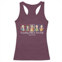 Funny Founding Fathers Fan Club Patriotic History Racerback Tank Top