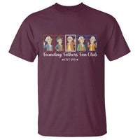Funny Founding Fathers Fan Club Patriotic History T Shirt