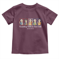 Funny Founding Fathers Fan Club Patriotic History Toddler T Shirt