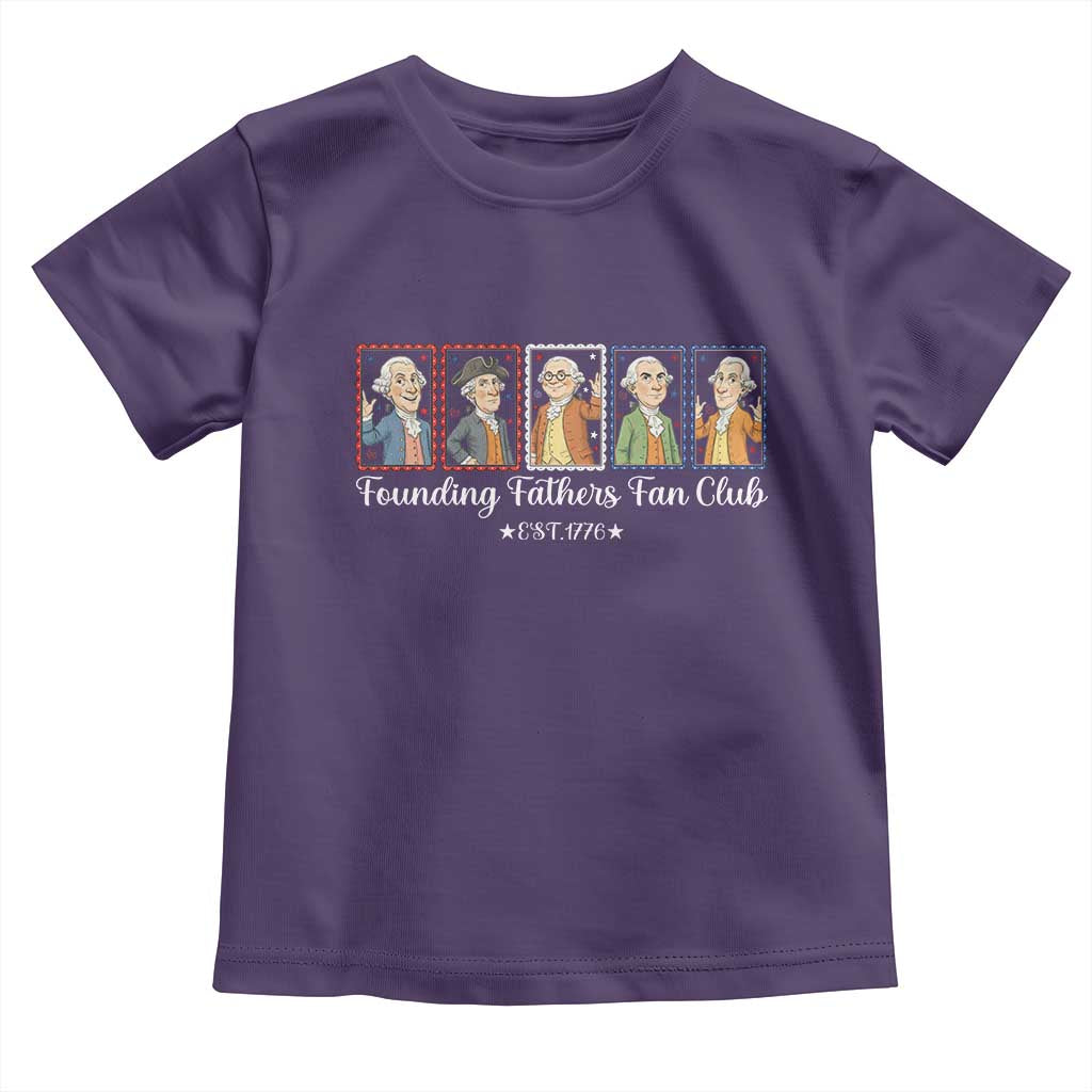 Funny Founding Fathers Fan Club Patriotic History Toddler T Shirt