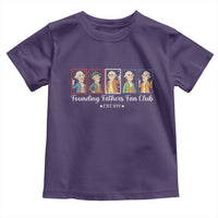 Funny Founding Fathers Fan Club Patriotic History Toddler T Shirt