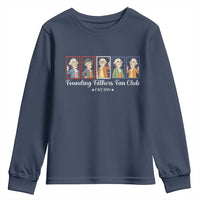Funny Founding Fathers Fan Club Patriotic History Youth Sweatshirt