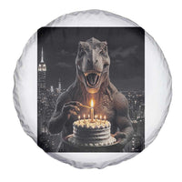 Funny Birthday Dinosaur Spare Tire Cover Prehistoric Party Celebration
