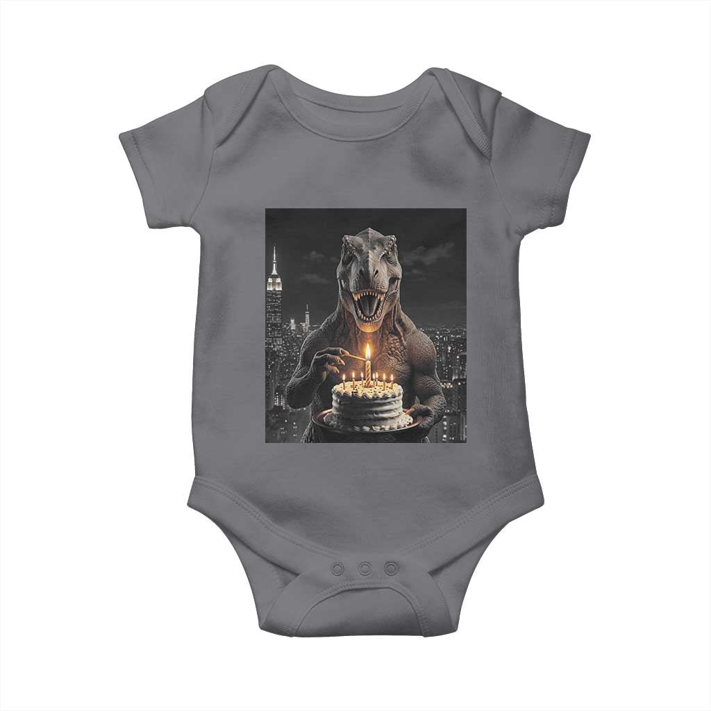 Funny Birthday Dinosaur Baby Onesie Prehistoric Party Celebration