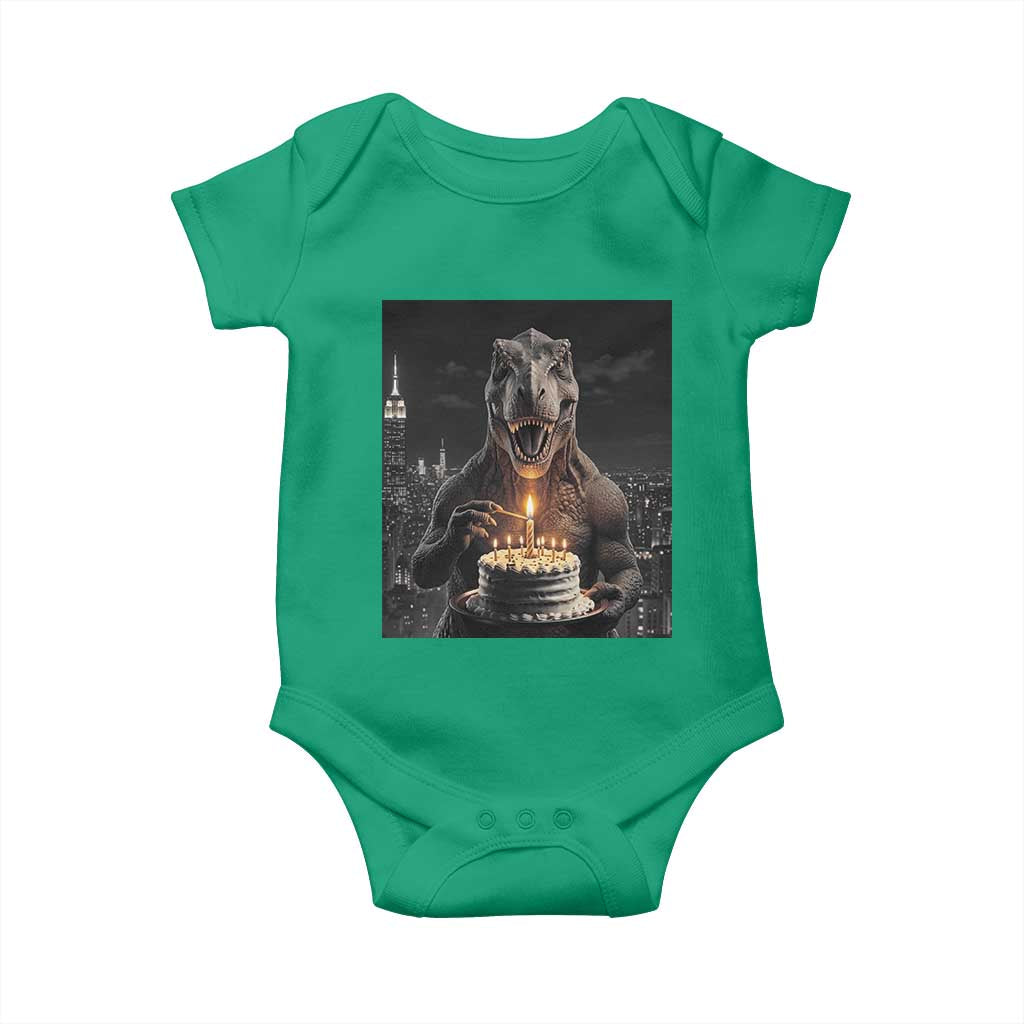 Funny Birthday Dinosaur Baby Onesie Prehistoric Party Celebration