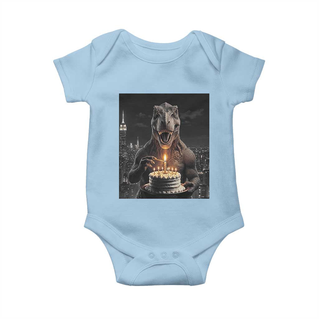 Funny Birthday Dinosaur Baby Onesie Prehistoric Party Celebration