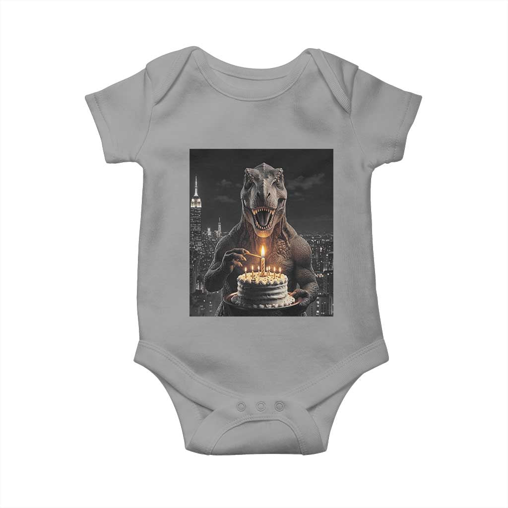 Funny Birthday Dinosaur Baby Onesie Prehistoric Party Celebration