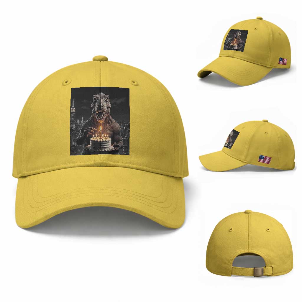 Funny Birthday Dinosaur Baseball Cap Prehistoric Party Celebration