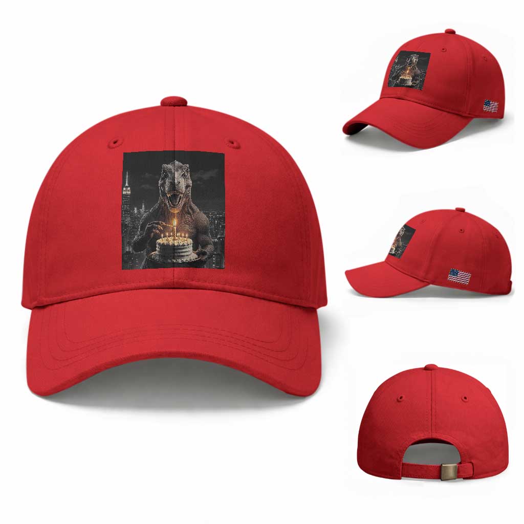Funny Birthday Dinosaur Baseball Cap Prehistoric Party Celebration